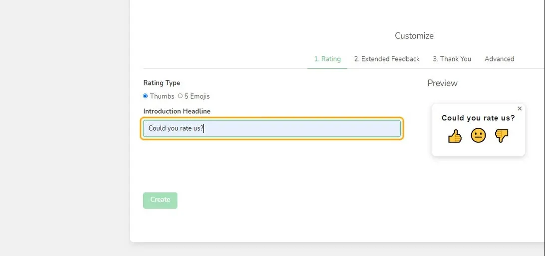 Customize: Editing the Introduction Headline