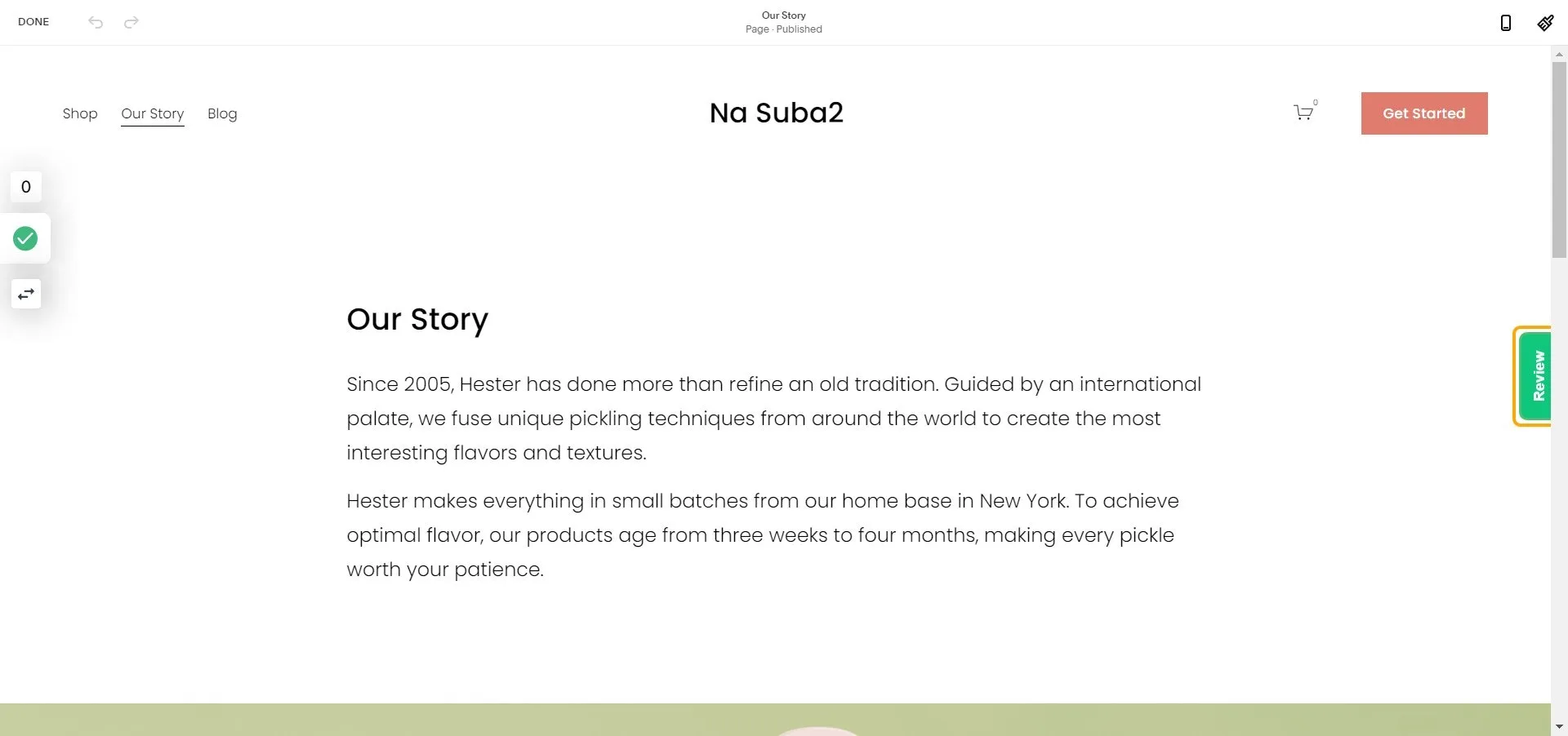 FeedLetter widget - View on Squarespace site