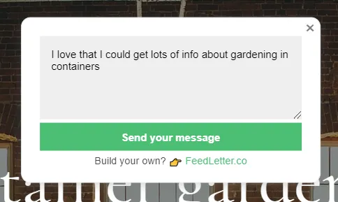 Test Your Widget: Add a Feedback Message With Response